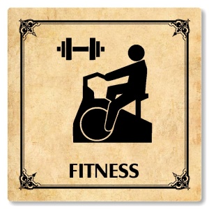 Fitness, 80x80mm, pergamen, Nebraska